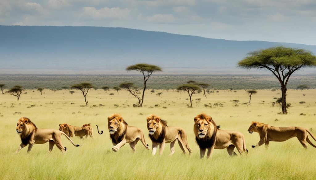 lions habitat ethiopia