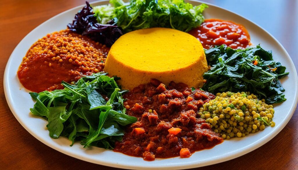 vegan Ethiopian dishes
