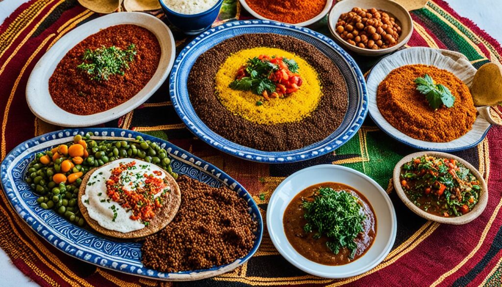 Ethiopian dishes