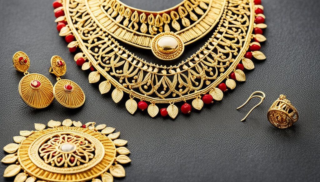 Ethiopian gold wedding jewelry