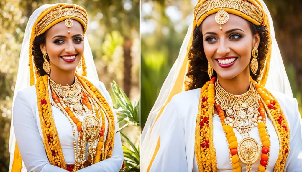 Ethiopian wedding jewelry