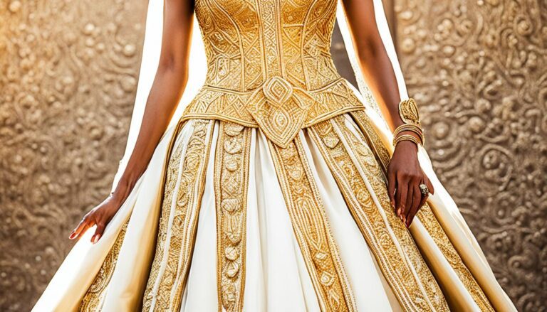 Gold Ethiopian Wedding Dress