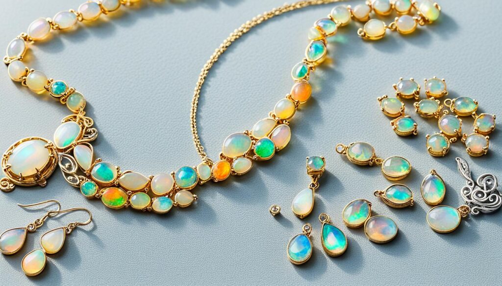 Opal jewelry versatility