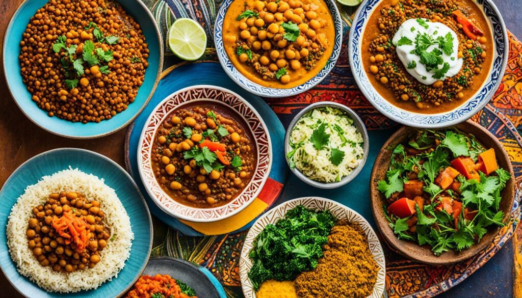 Vegan Ethiopian food