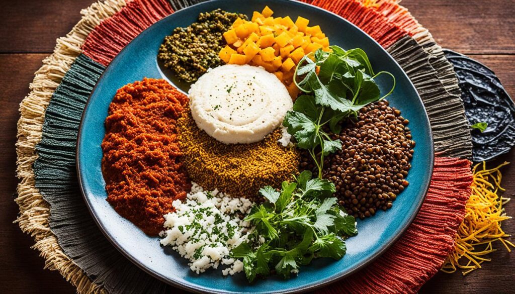 Vegetarian Ethiopian food