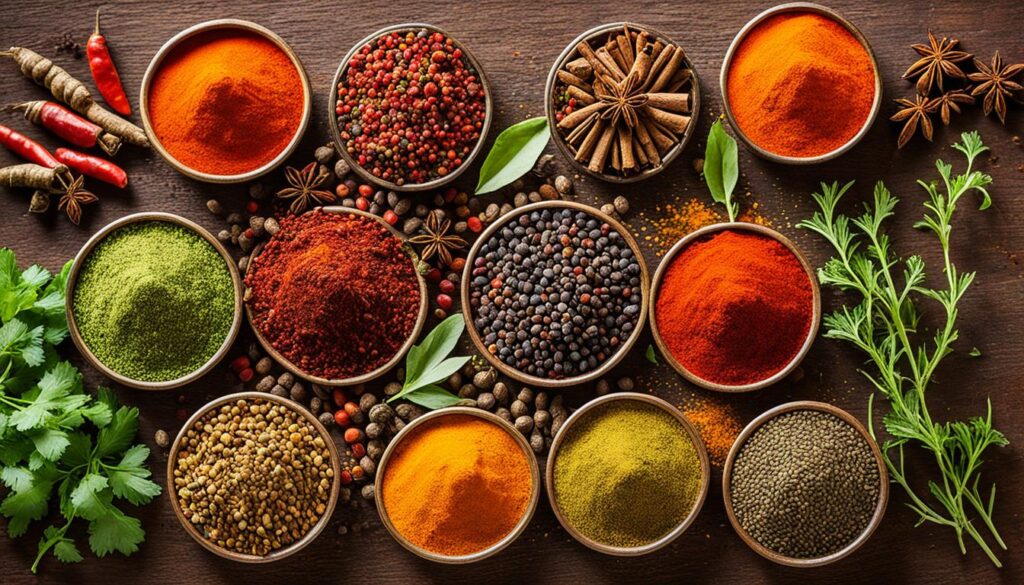 spices in Ethiopian cuisine