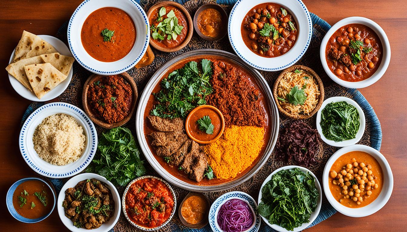 what is a typical ethiopian food