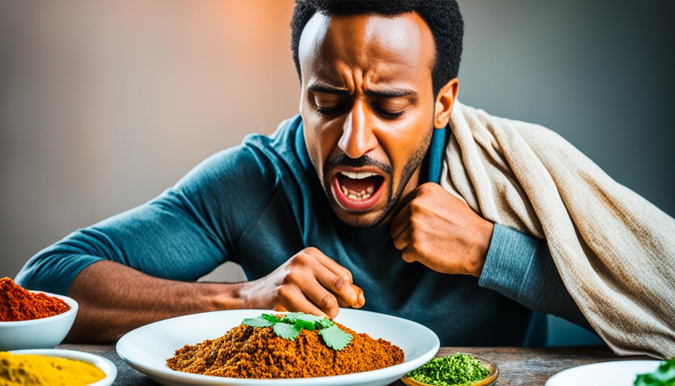why does ethiopian food hurt my stomach